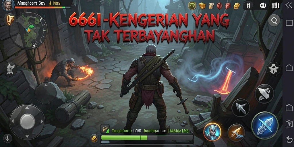 Gameplay mendebarkan dengan suasana mencekam di 666I.