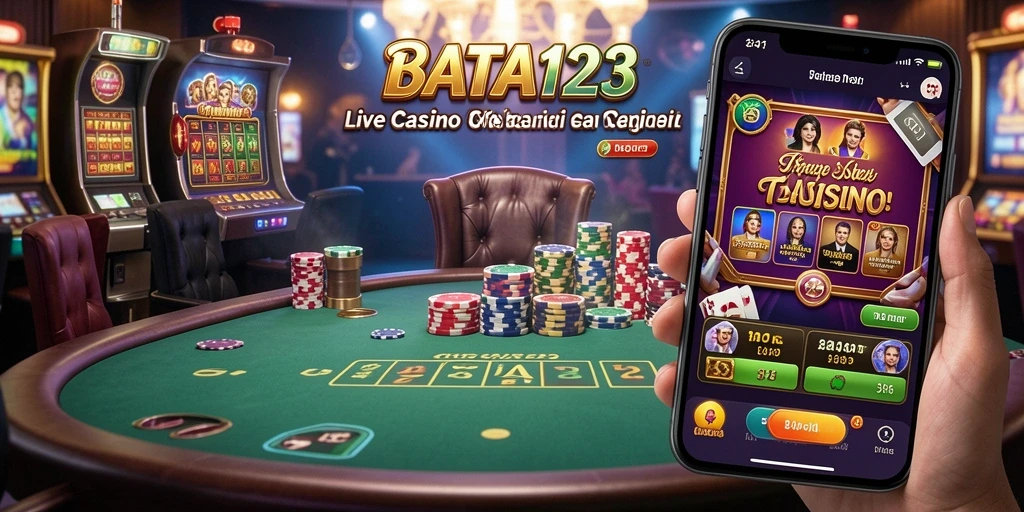 Tampilan gameplay Live Casino yang memikat di BATA123.
