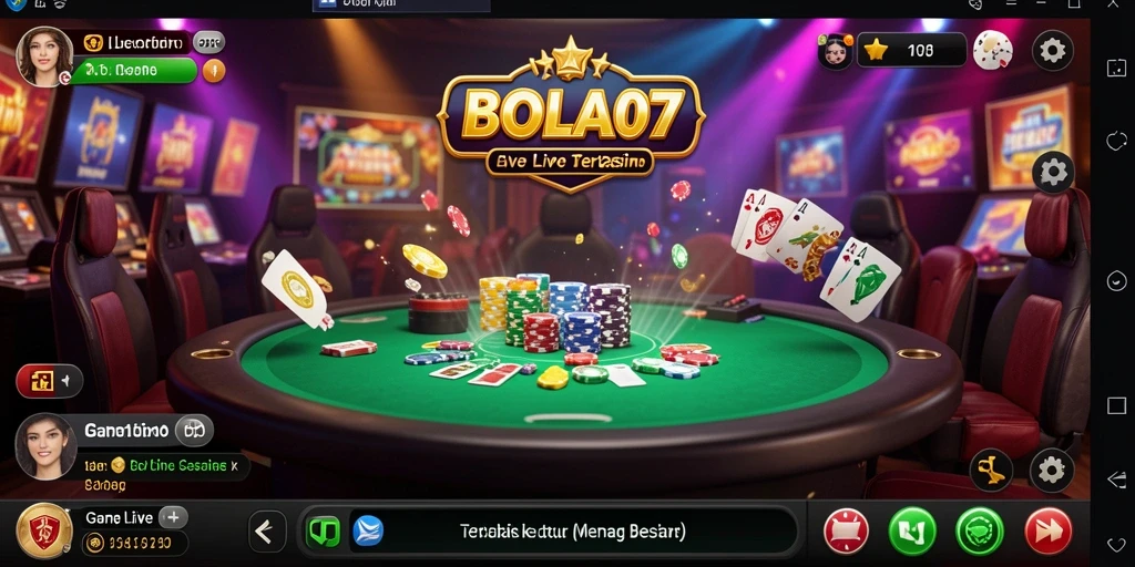 Tampilan gameplay seru dan interaktif dalam BOLA07.