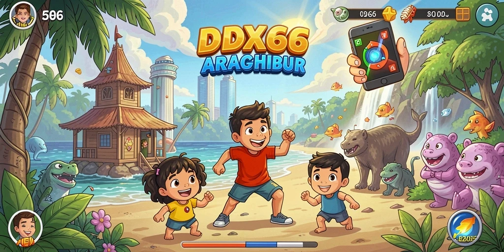 Screenshot menampilkan aksi seru gameplay <strong>IDX66</strong> di level menantang.