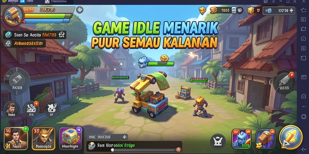 Tampilan gameplay INK789 yang sederhana dan menarik.