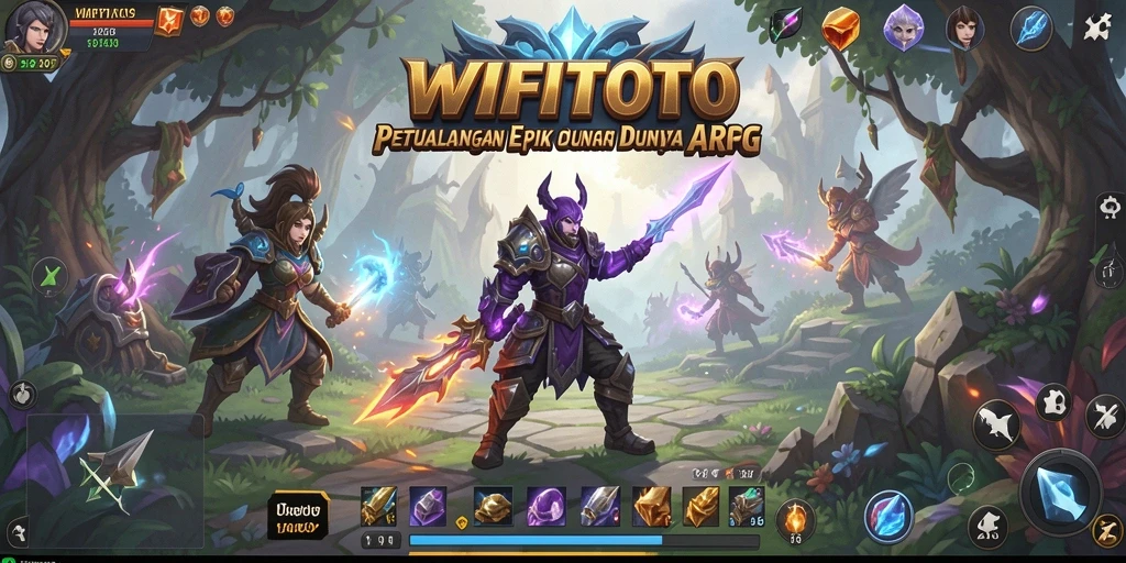 Gambaran gameplay WIFITOTO yang penuh aksi dan petualangan.