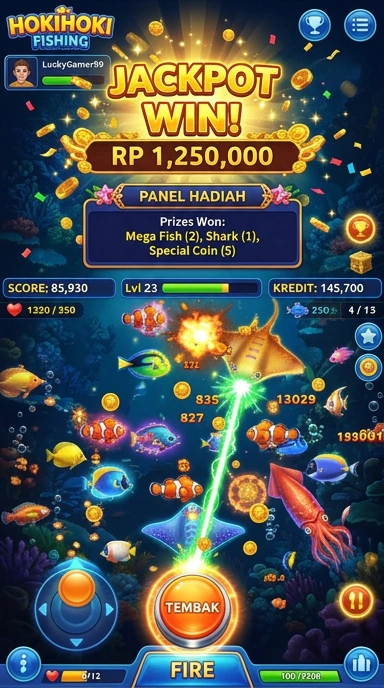 Proses unduh aplikasi cepat di hokihoki.